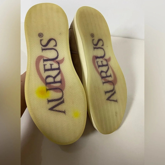 Aureus Women's Andrea  Chelsea Sneaker Pink Suede leather Ankle Boot Sz 7 - Picture 7 of 13